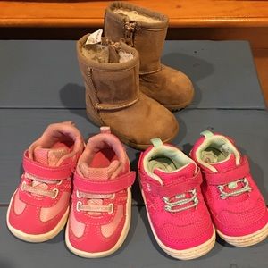 Baby Girl Shoe Lot - size 3